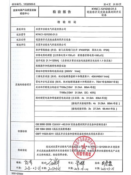 檢驗(yàn)報(bào)告